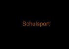 Schulsport